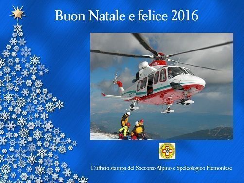 Buon Natale In Piemontese.Buon Natale Dal Soccorso Alpino Piemontese Www Ideawebtv It Quotidiano On Line Della Provincia Di Cuneo