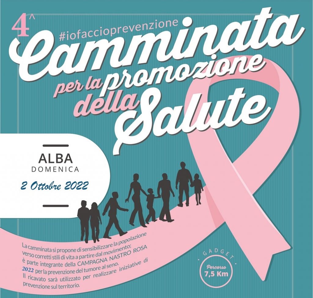 Nastro Rosa 2019: ad Alba la Camminata per la promozione della Salute -   - Quotidiano on line della provincia di Cuneo